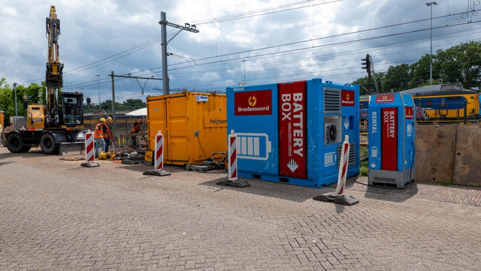 A zero-emission drilling under the train tracks in Amersfoort (NL)